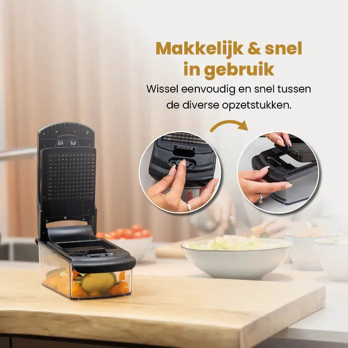 SliceMaster™ Deluxe – De slimme 22-in-1 Groentesnijder